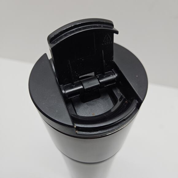 Starbucks Gloss Black Vacuum Insulated Stainless Steel Rubber Grip 16 oz Tumbler - Picture 5 of 7